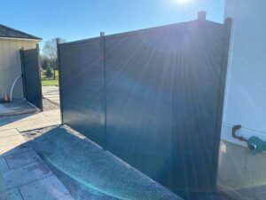 Privacy Horizontal Aluminum Fence Installed in Toronto